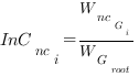 InC_{nc}_i = {W_{nc_{G_i}}} / {W_{G_{root}}}